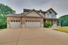 Prime Peoria Retreat with Deck and Fireplace!